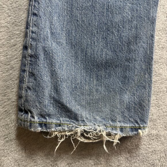 VTG Y2K Twenty X Houston Jeans Embroidered Floral Distressed Bootcut Lowest Rise - Picture 13 of 15